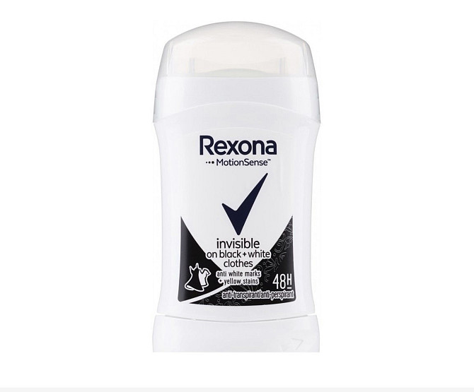 Антиперспирант-стик женский Rexona Невидимый, для черного и белого 48Н, 40 мл Виноградов - изображение 1
