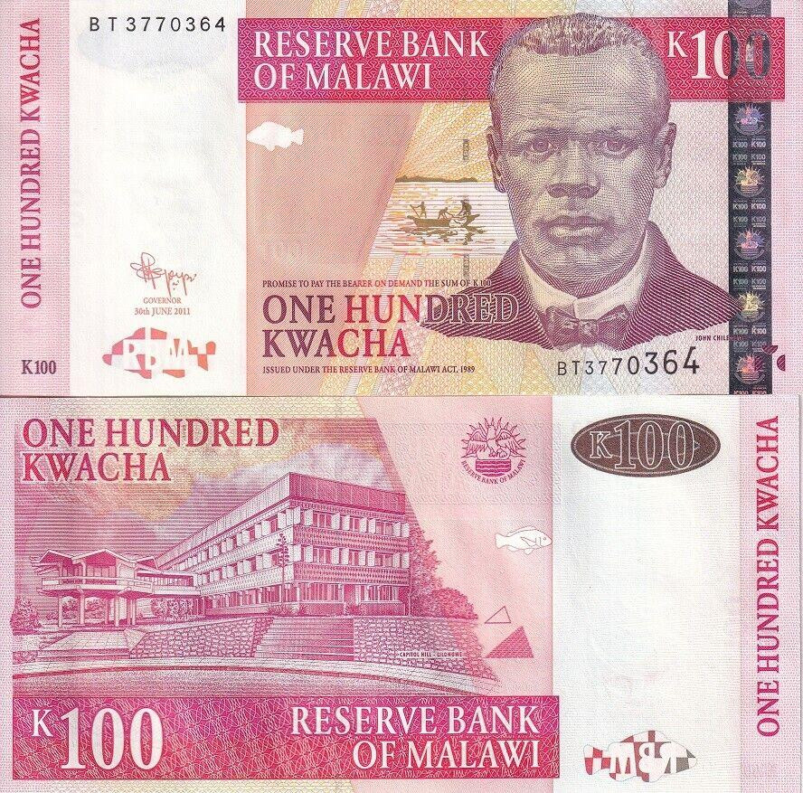 МАЛАВІ (MALAWI), 2011 - 100 kwacha (Pick 54c), UNC Полтава - изображение 1