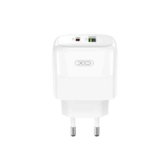 Мережевий зарядний пристрій XO L138 PD30W/QC18W 1USB-A+1USB-C  білий Львів