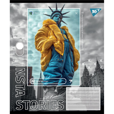 Зошит Yes Insta Storys А5 96 аркушів лінія (767949) Вінниця - фото 2