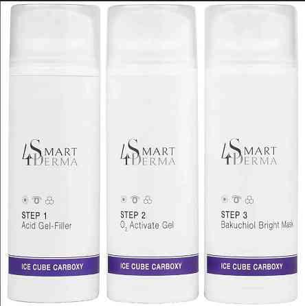 Smart4Derma Освітлювальна карбокситерапія для коррекції фотостаріння та пігментації Ice Cube Carboxy 10 процедур Дніпро