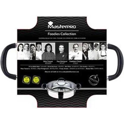 Сотейник MasterPro Foodies collection 3,8 л (BGMP-1503-BK) Винница - изображение 2