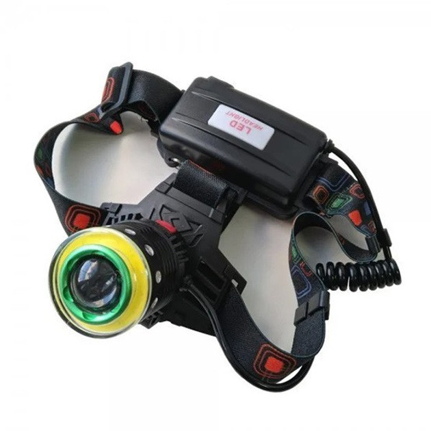 Ліхтарик на лоб Police, Водонепроникний ліхтарик Налобний з захистом від вологи JE-10 Львів - фото 6