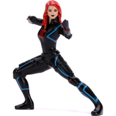 Машина Jada металева Марвел Месники Chevrolet Corvette (1966) + фігурка Чорної вдови 1:24 (253225014) Вінниця - фото 9