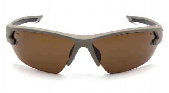 Окуляри захисні Venture Gear Tactical Semtex Tan (bronze) Anti-Fog, коричневі в камуфльованій оправі Запоріжжя