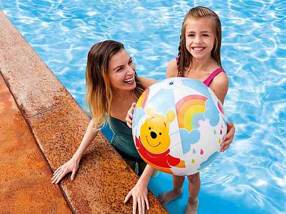 Мяч надувной пляжный INTEX 58025 Винни-Пух, 51 см Киев