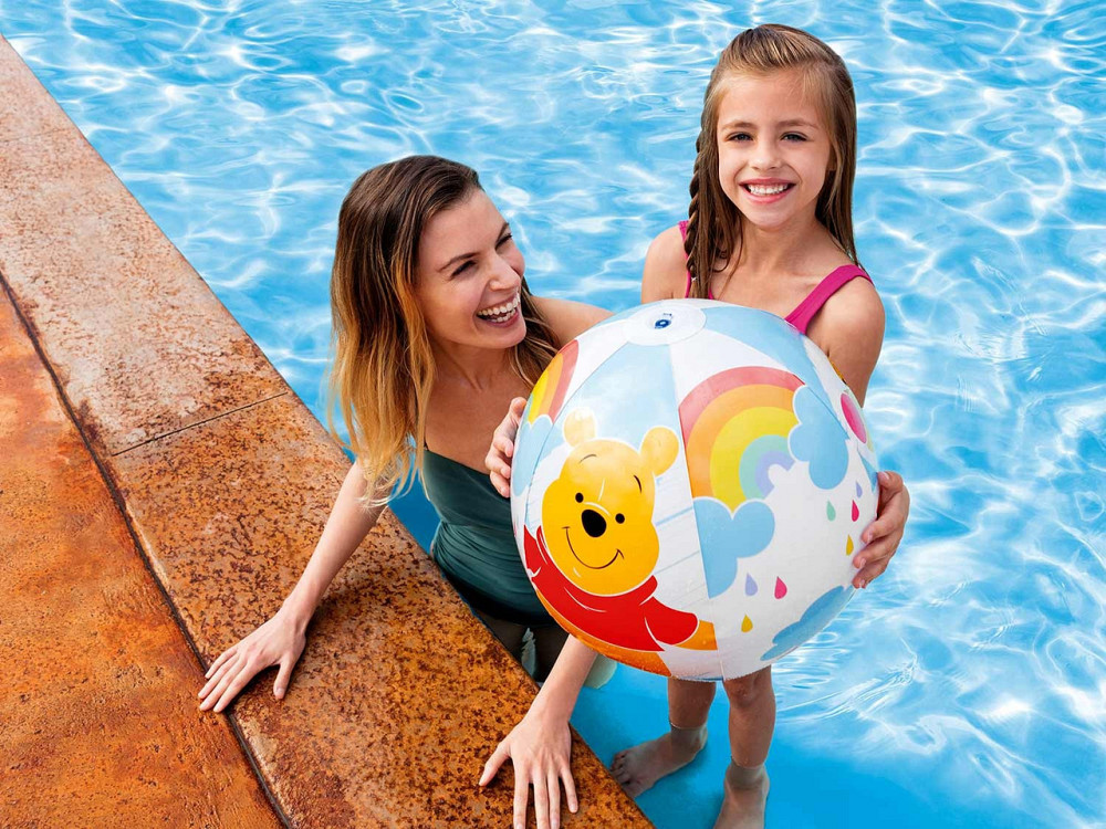 Мяч надувной пляжный INTEX 58025 Винни-Пух, 51 см Киев - изображение 2