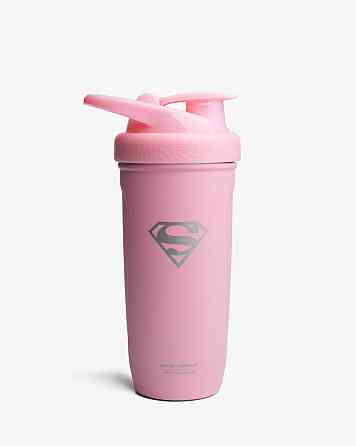 Шейкер спортивний SmartShake Reforce 900ml Supergirl Pink Киев