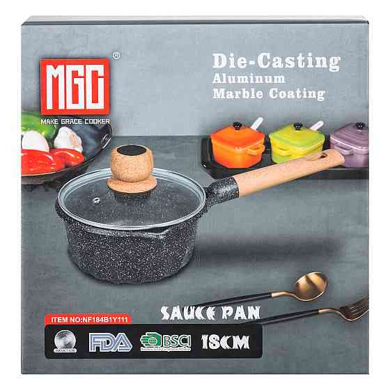 Антипригарный сотейник 2,9 л с толстым дном Ø 18 см Киев