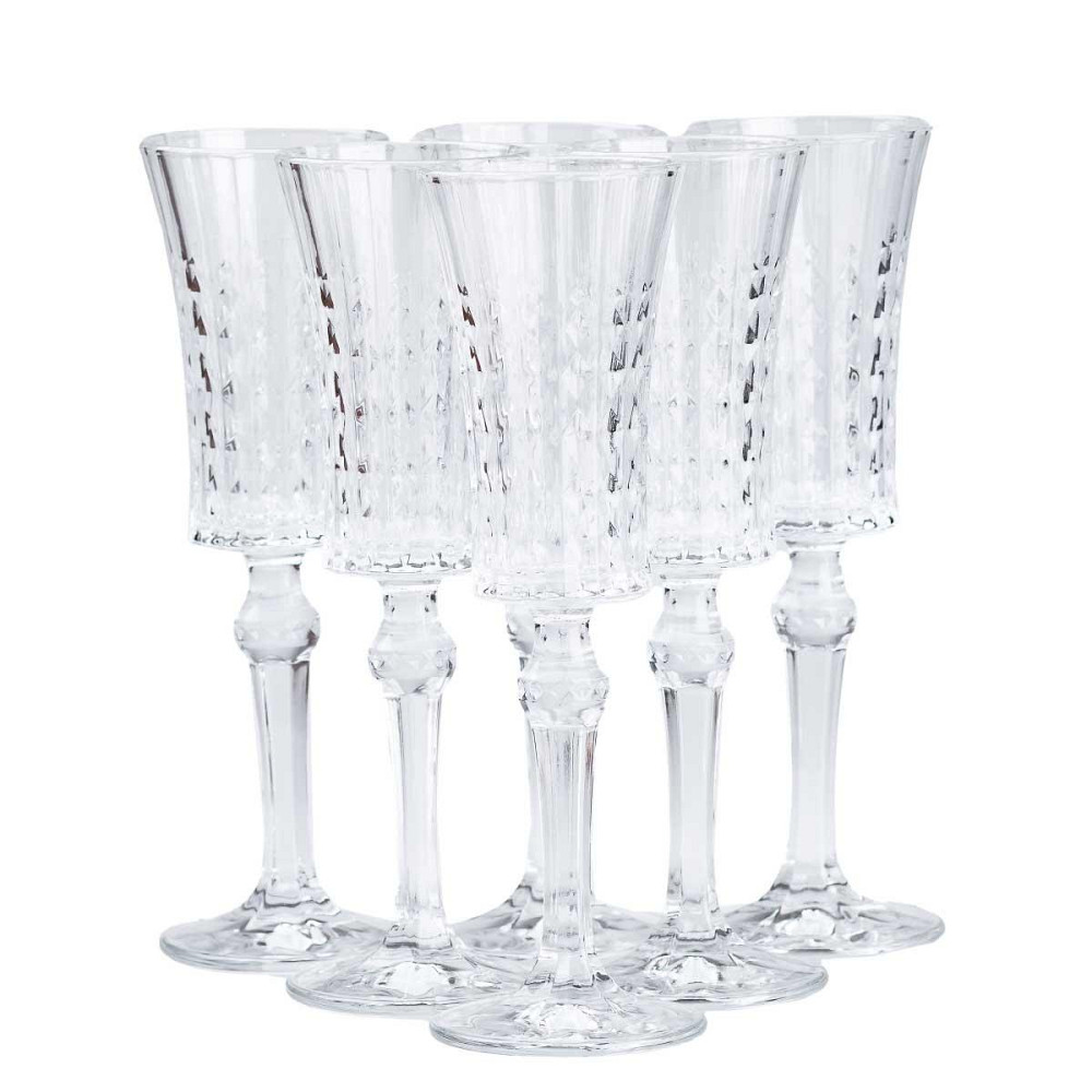 Шампанські бокали на високій ніжці, 6 шт. Київ - фото 1
