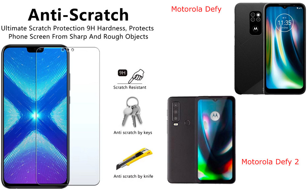 Защитное стекло NeoGlass для Motorola Defy, Defy 2 – ультрапрозрачное и устойчивое Киев - изображение 1