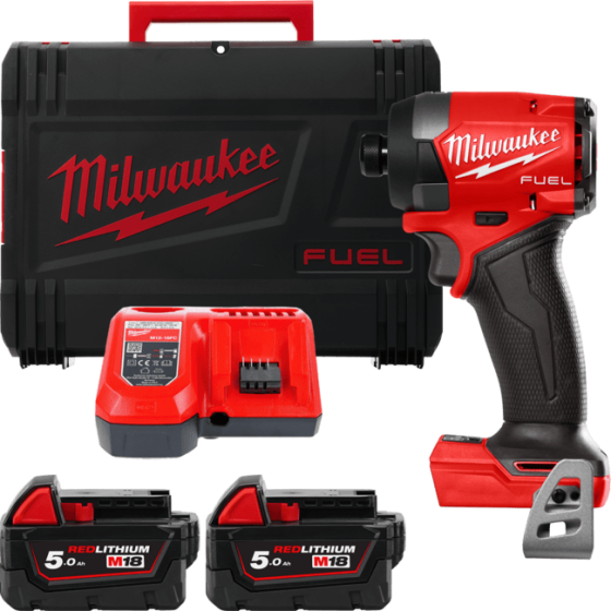 Шуруповерт ударный аккумуляторный M18 FID3-502X MILWAUKEE, крут. мом. 226 Нм 4933479865 (+ заряд.устройство, 2 аккум., зажим для Одесса