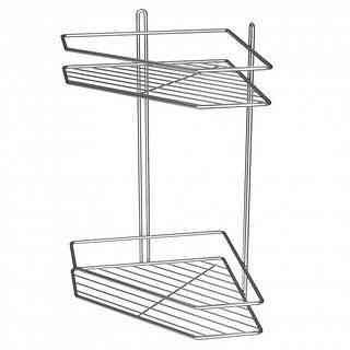 Полиця кутова хром 2 ярусна Харків