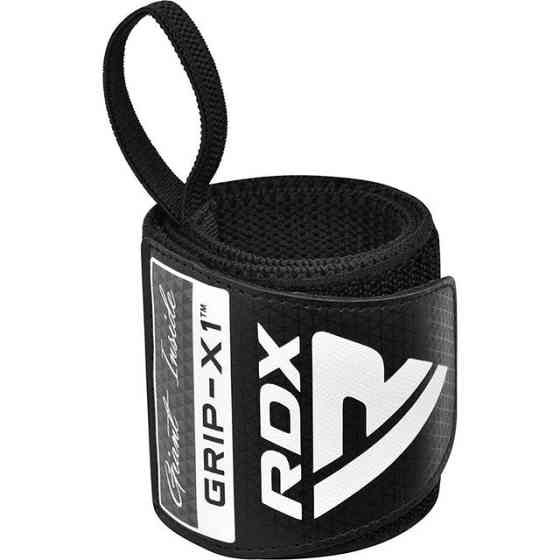 Бинти для зап'ястя (кистьові бинти) RDX WR11 GYM Wrist Wrap Black/Grey Кам'янське