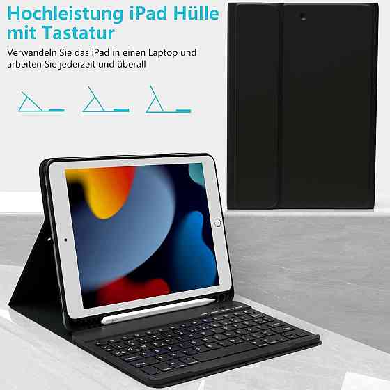 Защитный чехол с Bluetooth клавиатурой для iPad 10.2 Inch (9/8/7 Generation) и iPad Air 3rd / Pro 10.5 Днепр