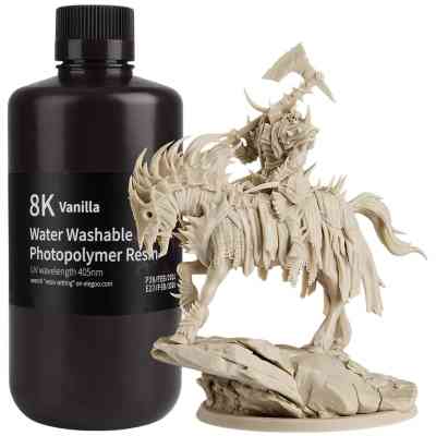 Фотополімерна смола ELEGOO Resin, Water Washable 8K, 1кг, vanilla (50.103.0141) Вінниця