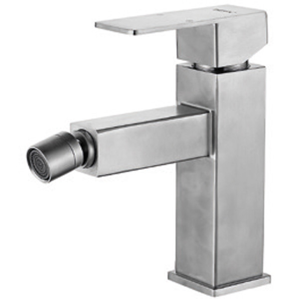 Змішувач для біде Zerix KUB-002 з нержавіючої сталі кубічної форми модерн (ZX4762) Чернівці - фото 1