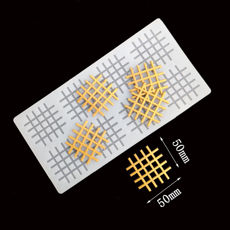 Молд силиконовый для шоколада Решетка 238 на 120 мм серый Киев - изображение 3