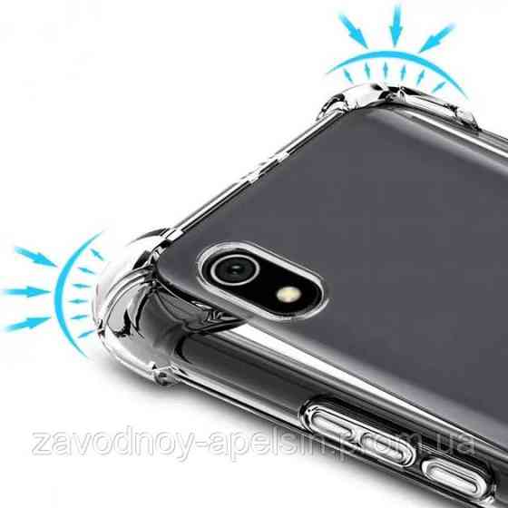 Xiaomi Redmi 7A Прозрачный чехол Антишок (углы) Одесса