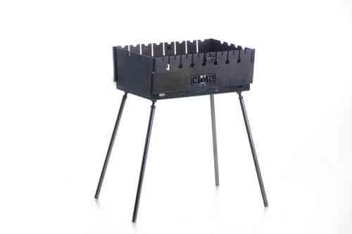 Розкладний мангал кейс товщиною 2 мм на 8 шампурів СИЛА Харків