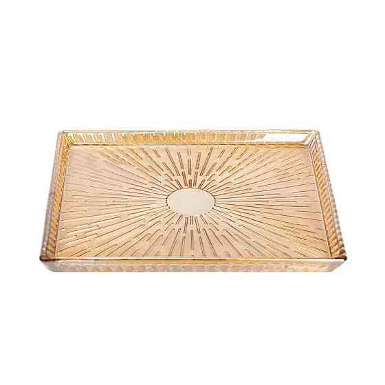 Yiwu Блюдо для закусок скляне 24,5*20,5*2 см прямокутне HP-YH-54 Коломыя