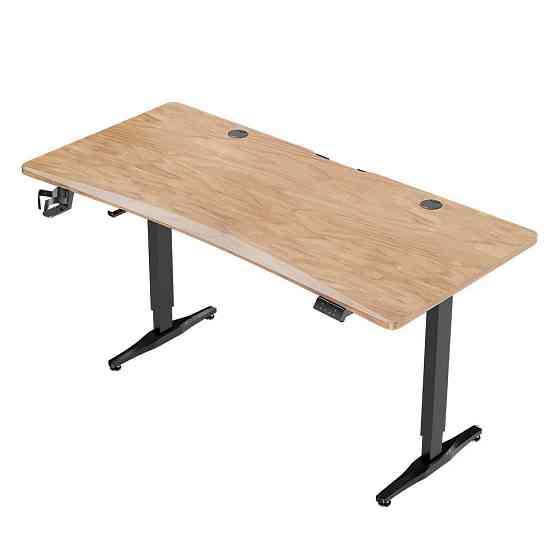 Геймерський стіл 1stPlayer Moto-GT 1460 ( чорний з коричневим ) Харьков