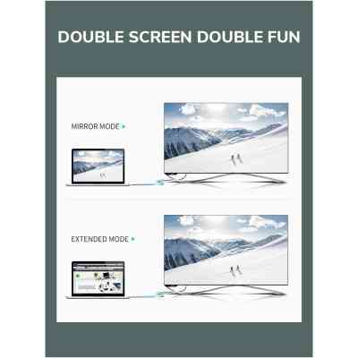 Кабель мультимедійний mini DisplayPort to HDMI 1.0m Cabletime (CA914593) Вінниця