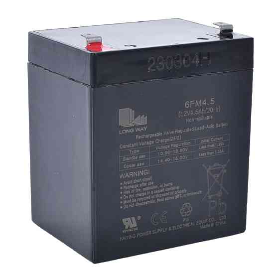 Аккумуляторная батарея универсальная LONG WAY 12V4,5Ah-BATTERY Винница