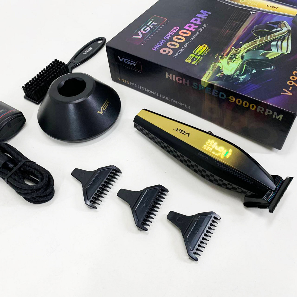 Машинка для стрижки волос и затылка VGR V-992, Малошумная машинка для стрижки волос LO-61 Львов - изображение 2