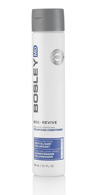 Набір для відновлення стоншеного нефарбованого волосся (поживний шампунь, кондиціонер, ущільнюючий догляд) BOS Revive BOSLEY Дніпро - фото 4