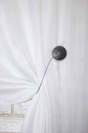 Магніти для штор і гардин (111м) Родос набір 2 шт Графітовий (81-022) Київ