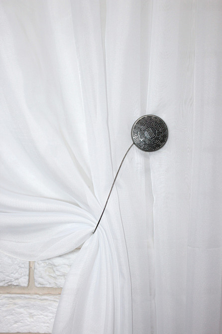 Магніти для штор і гардин (111м) Родос набір 2 шт Графітовий (81-022) Київ - фото 3