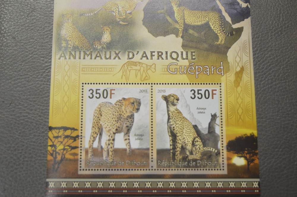 Джибути. Фауна. Техника. Блок. 2013 год (М) Полтава - изображение 1