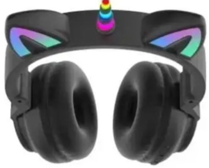 BНаушники беспроводные bluetooth Stereo Unicorn STN-27 LED black Киев - изображение 3