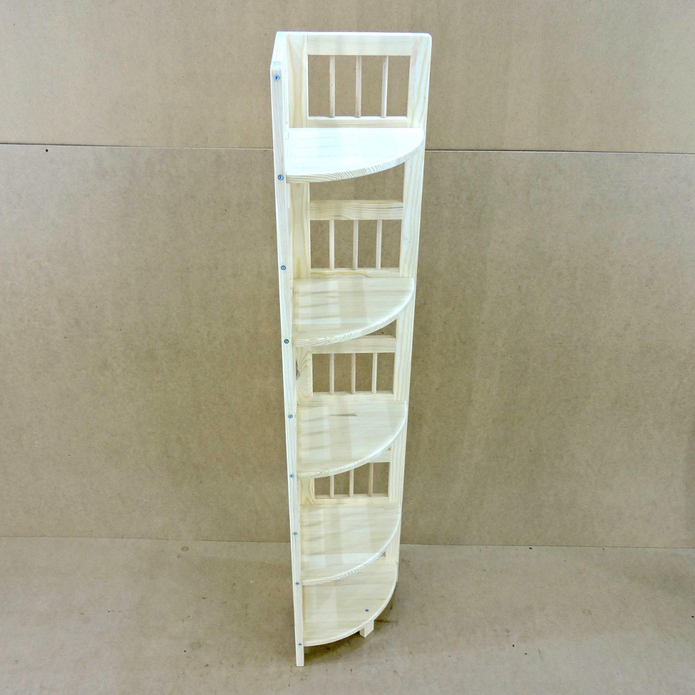 Стеллаж угловой для ванной 