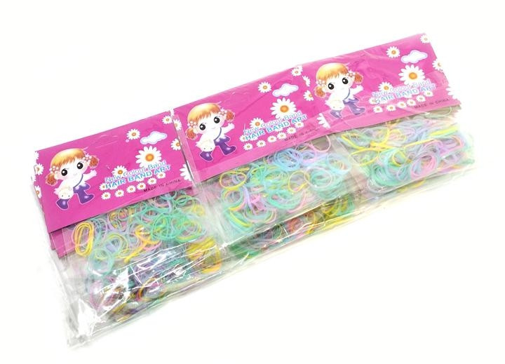 Гумки для плетіння браслетів пастель 12 пач Київ - фото 1