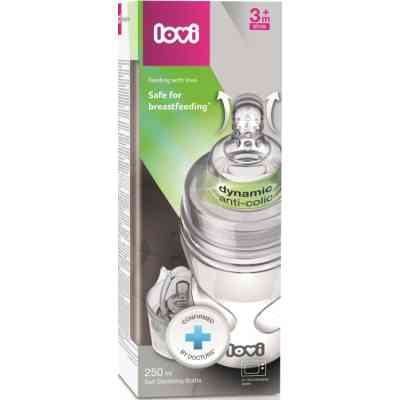 Бутылочка для кормления Lovi Super vent самостерилизационная 250 мл (21/570) Винница