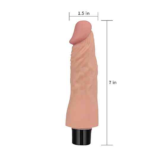 Вібромасажер DILDO 7 REAL SOFTEE Sex Aura Київ