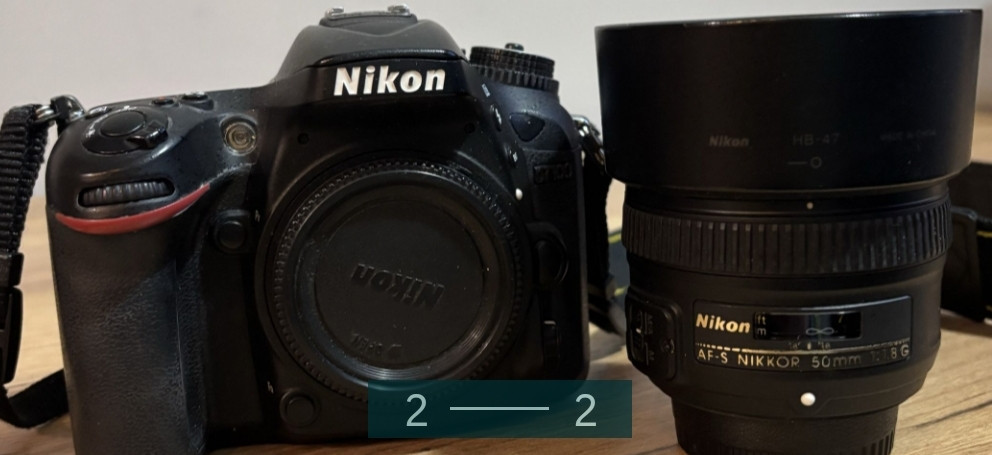 Фотоапарат Nikon D7100, об'єктив Nikkor 50 mm. Камера Nikon. Київ - фото 1