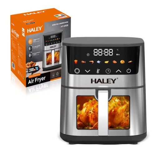 Мультипечі-аерогриль Haley HY-2531 2000Вт (7л), сенсорна аерофритюрниця з LED-дисплеєм (8 автоматичних програм) Одеса - фото 7