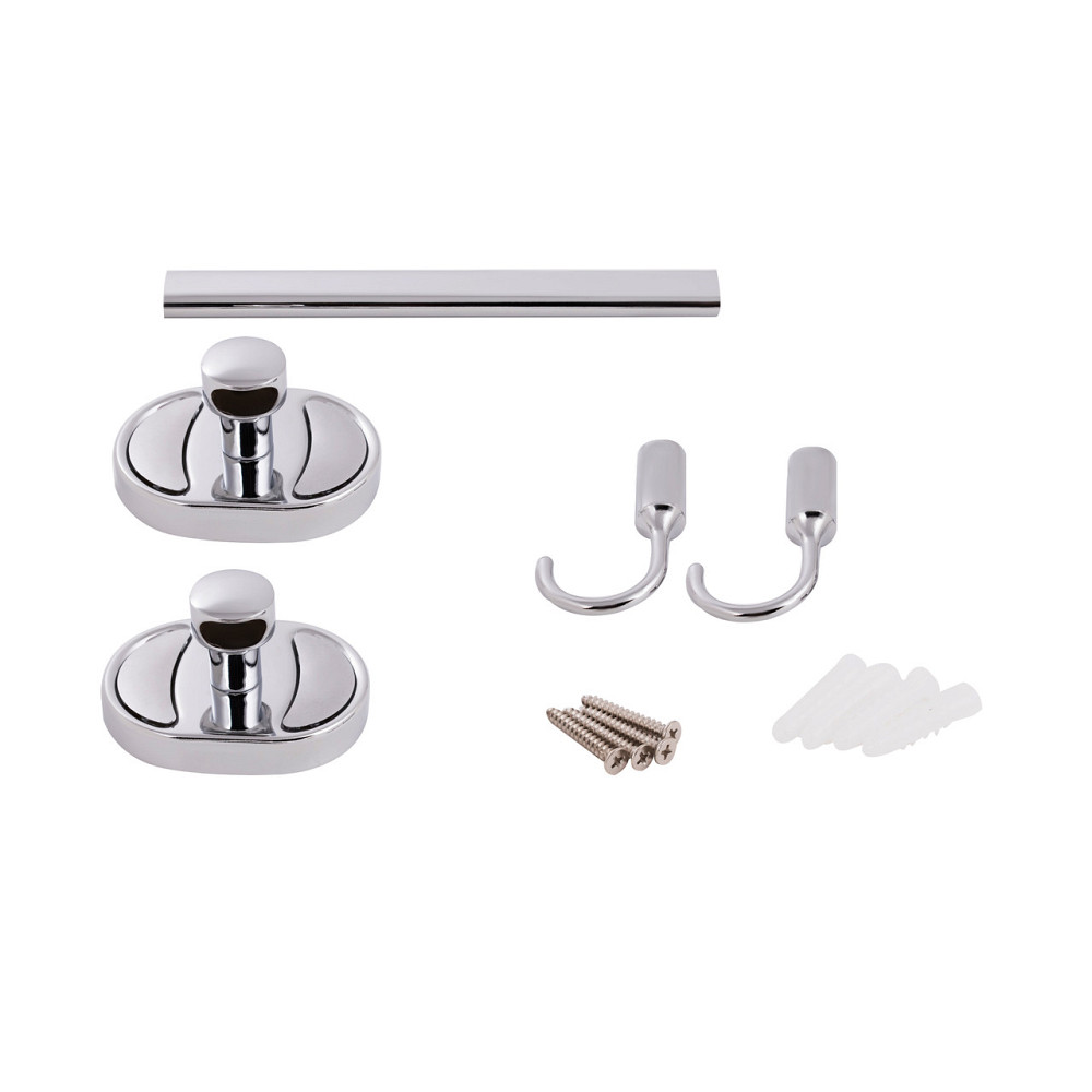 Держатель для полотенца Lidz Oreo 0802 2 крючка LDORE0802CRM22173 Chrome Киев - изображение 4