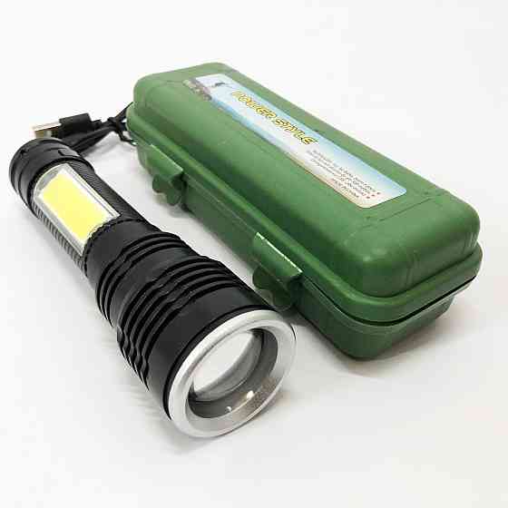 Поисковый фонарь ручной Police BL-T630S-XPE+COB, Хороший фонарь для охоты, Фонарик на UC-663 все случаи Київ