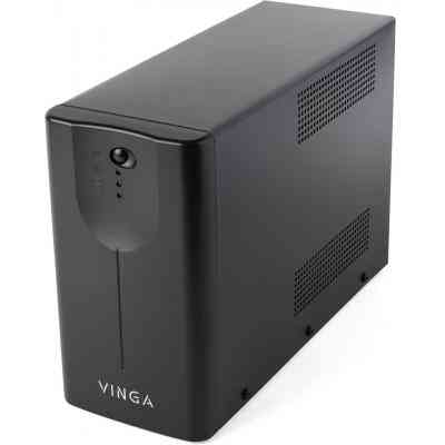 Источник бесперебойного питания Vinga LED 600VA metal case with USB+RJ11 (VPE-600MU) Винница