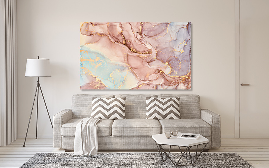 Картина полотно у вітальню / спальню   Абстракція  MLP_272 ( 60х30см ) 40x80 см Київ - фото 2