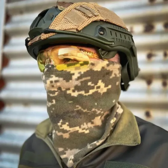 Бафф з утяжкою, шарф-труба фліс Піксель ЗСУ Запоріжжя