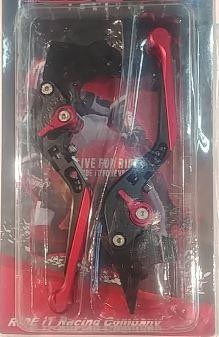 Важелі керма (тюнінг, відкидні, + регулювання, захист від падінь) (червоні) квадроцикл , Ліфан , Minsk, Pitbik Мукачево - фото 1