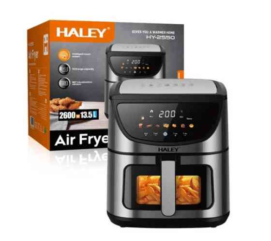 Мультипечі-аерогриль Haley HY-2550 2000Вт (7л), безолійне фритюрне оглядове вікно (8 програм, таймер) Одеса