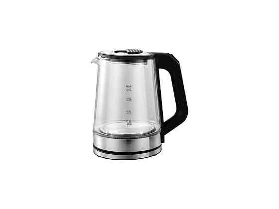 Електрочайник 1800Вт 2л (LED, СКЛО) VL1209GK_black ТМ VILGRAND   Solmir Киев