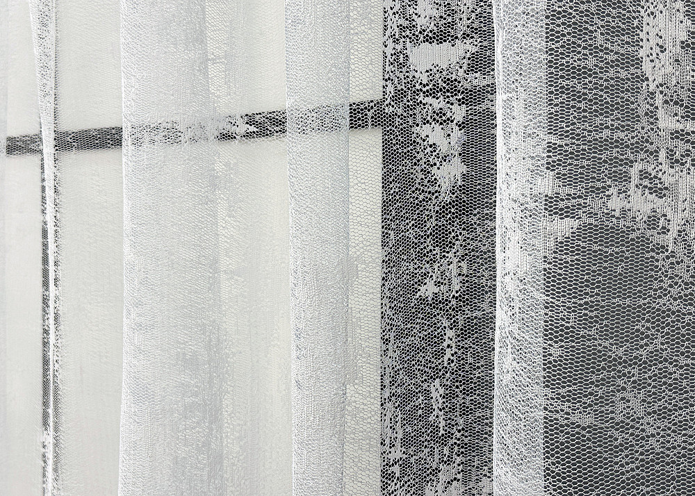 Тюль жаккард VR-Textil № 1860т Арка на кухню цвет белый 400х150 см (53-0078) Киев - изображение 4