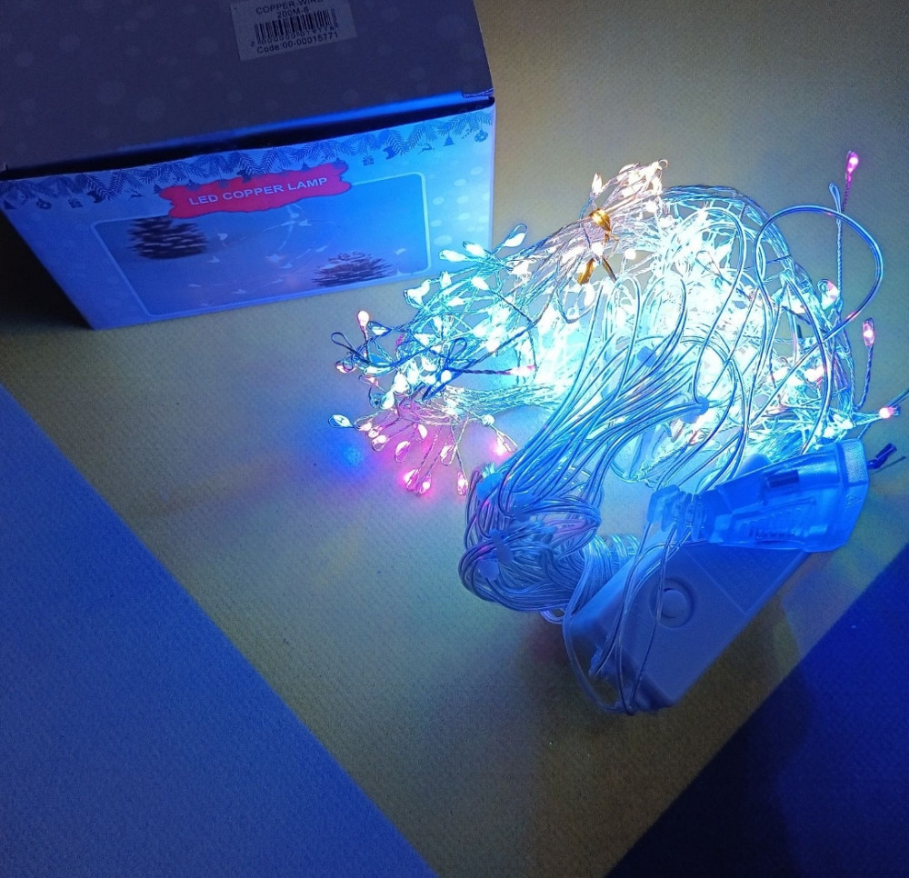 Гирлянда штора бахрома капля росы 3*0,6м Киев - изображение 3